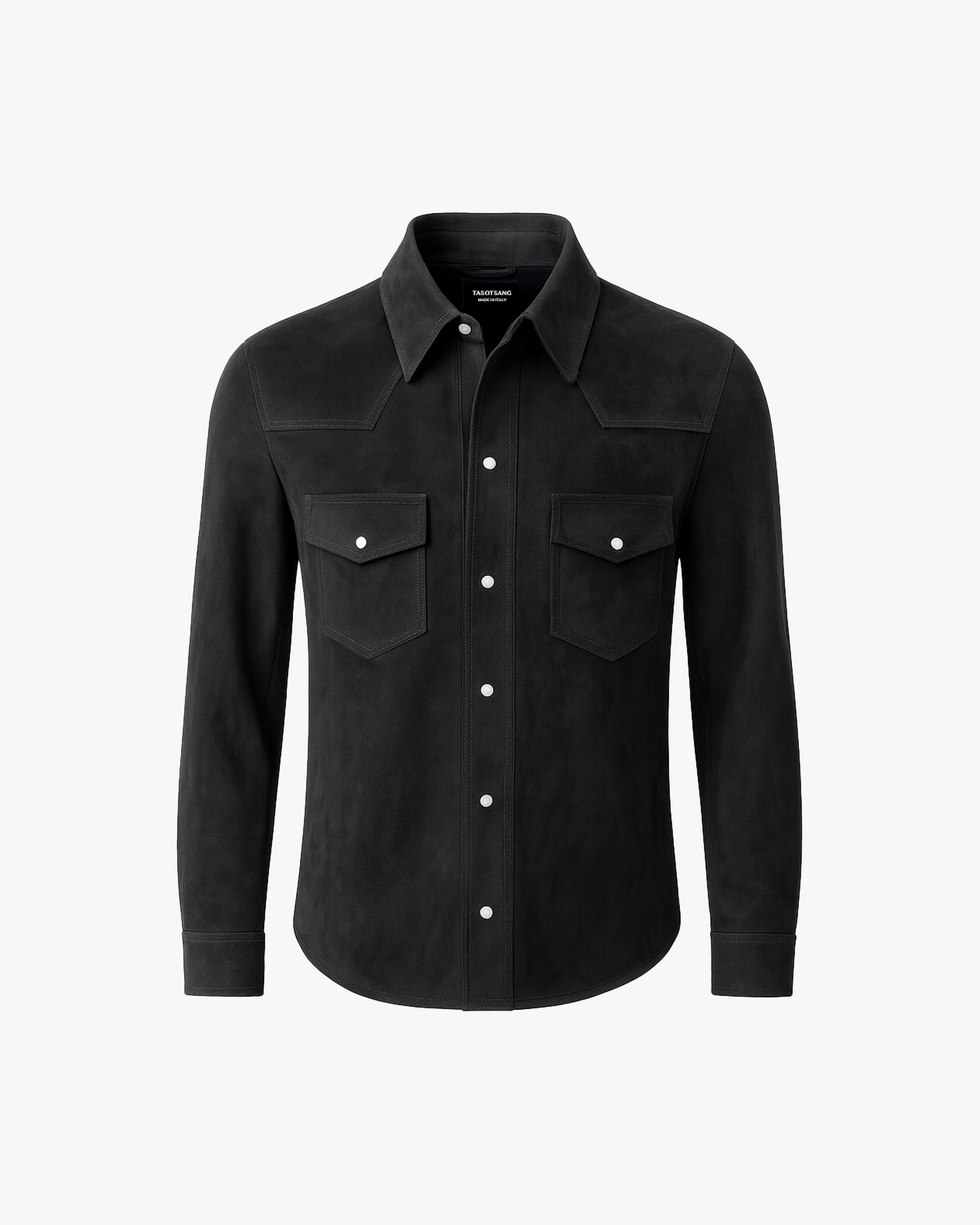 LIGHT SUEDE OVERSHIRT